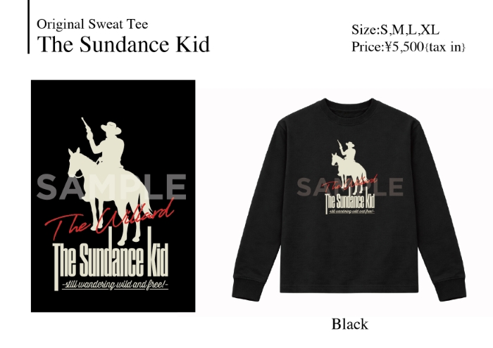 The Sundance Kid Sweat Tee ブラック