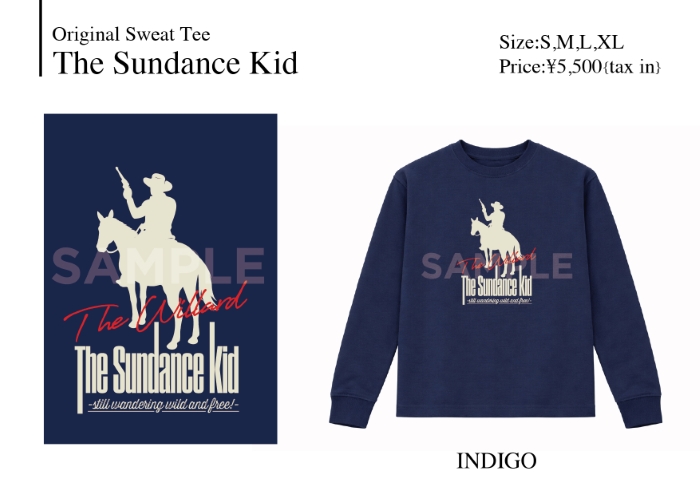 The Sundance Kid Sweat Tee インディゴ